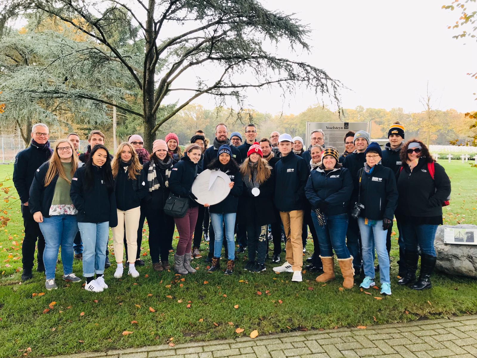 US students mark the Liberation Route Hiking Trail with the first “Vectors of Memory”