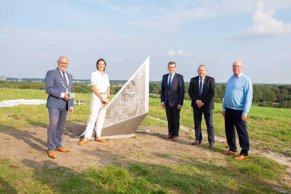 First ‘Vector of Memory’ unveiled on the Liberation Route Europe in North-Brabant