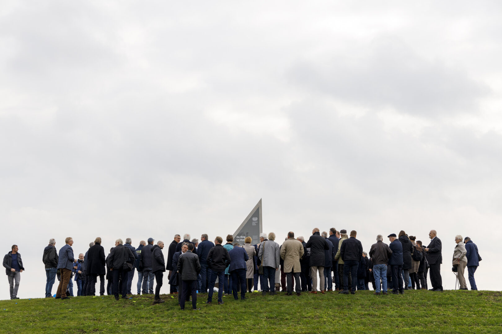 A new ‘Vector of Memory’ installed to mark the 77th anniversary of the liberation of Overloon