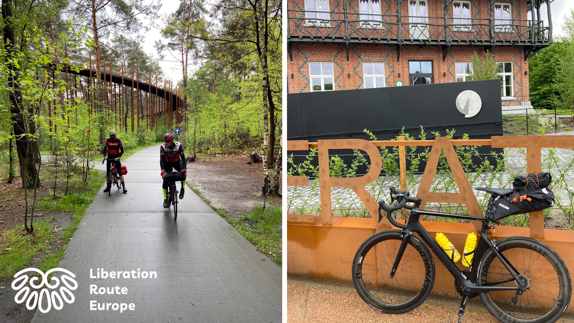 The Market Garden Cycling Route is the first cycling trail of Liberation Route Europe