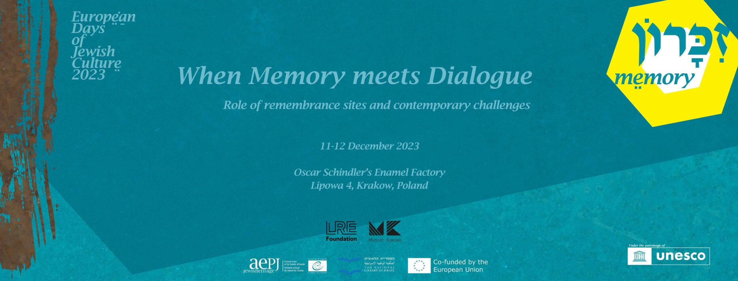 “When Memory Meets Dialogue”: The LRE Foundation’s memory project conference at the EDJC 2023 