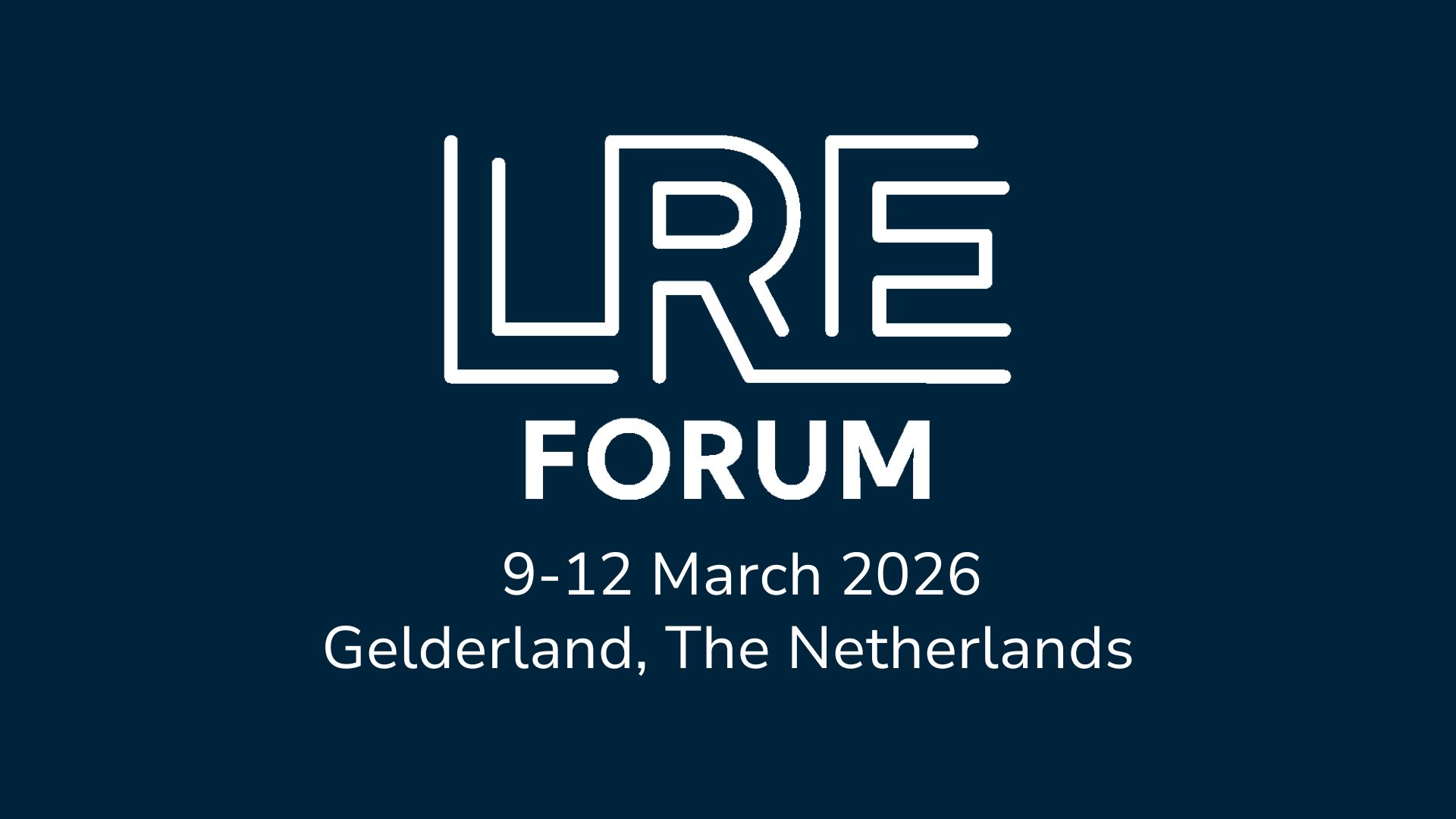 LRE Forum 2026 in Gelderland