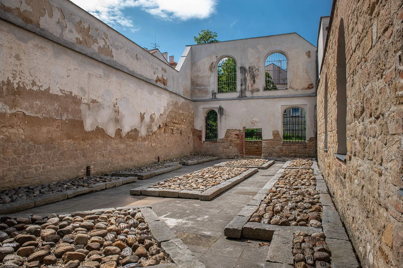 Memorial dedicated to the Holocaust victims of Pilsen and part of the larger Old Synagogue complex. City of Pilsen